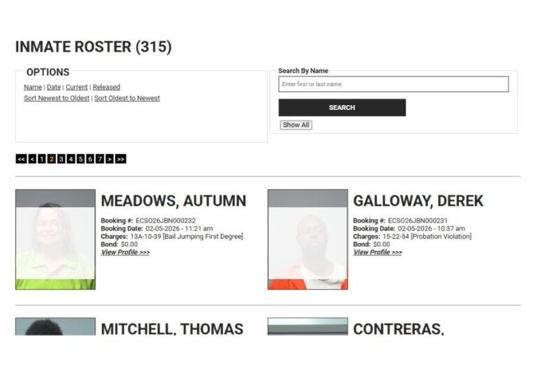 Escambia County Jail Roster - Escambia County Jail